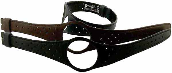 omega dynamic leather strap